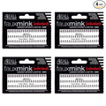 Ardell Faux Mink False Eyelashes, Individual Lashes Short, Black - Natural Look DIY Lash Clusters, Eyelash Extensions, 4 Pack