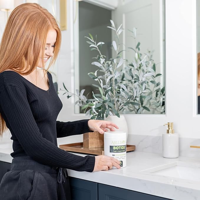 Collagen Hair Mask Keratin Treatment for Damaged Hair, Deep Conditioner for Dry Hair with Coconut and Argan Oil, Moisturizing and Hydrating Hair Mask for All Hair Types