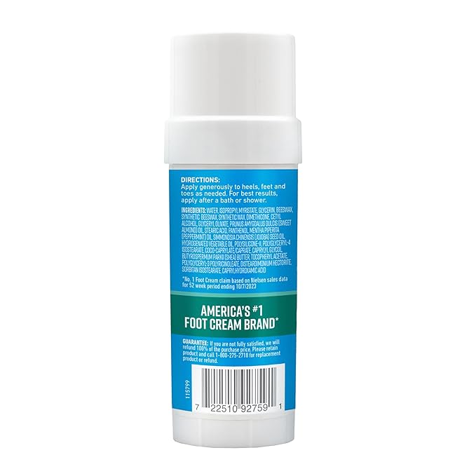 O'Keeffe's for Healthy Feet Intensive Healing Balm; Guaranteed Relief for Extremely Dry; Cracked Feet; Heel Balm that Instantly Fills Dry; Cracked Heels; 2.2oz Balm Stick; (Pack of 1)
