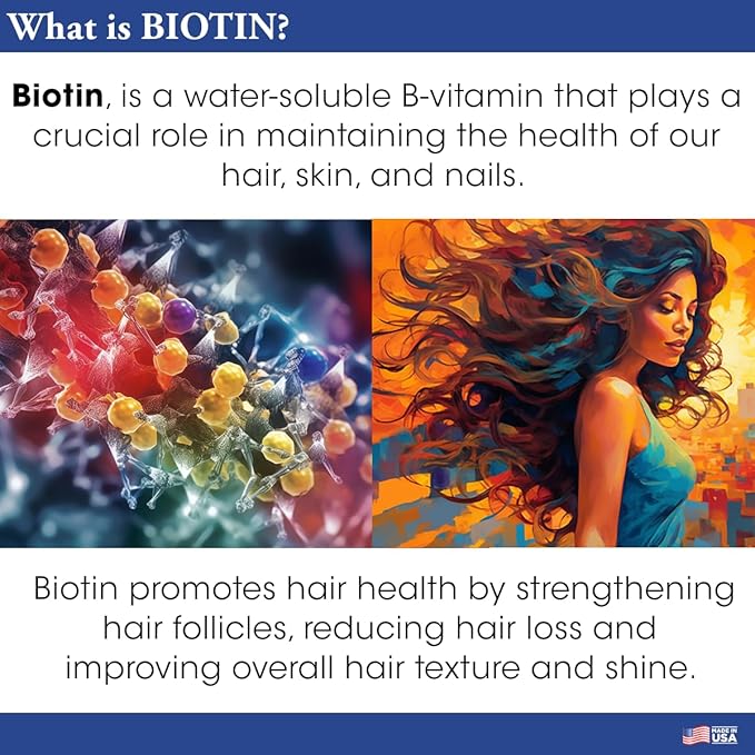 Difeel Pro-Growth Biotin Shampoo & Conditioner 2-PC Gift Set - Thinning Hair & Hair Loss, Paraben Free