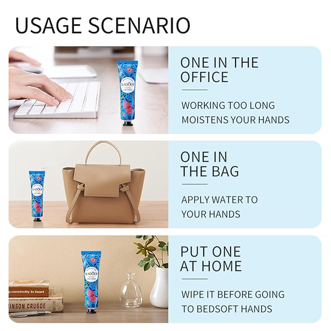 10 Pack Hand Cream for Dry Cracked Hands, Travel Size Moisturizing Mini Hand Lotion Gifts for Women with Natural Fragrance - Christmas Gifts,Thanksgiving Gifts,Teacher Appreciation Gifts,Party Favors