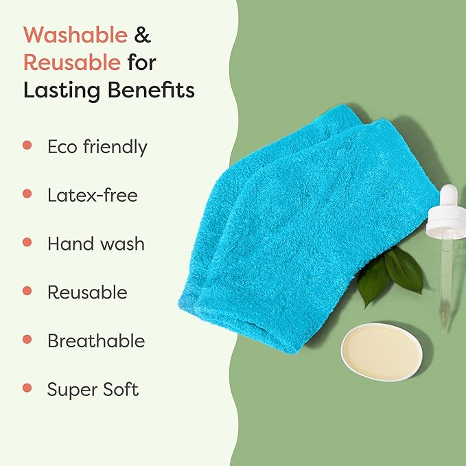 ZenToes Moisturizing Socks for Cracked Heel Treatment, Vitamin E, Olive Oil and Jojoba Oil Infused Heel Socks, Spa Gifts for Women, Mothers Day Gifts (Fuzzy Blue, Wide Width)
