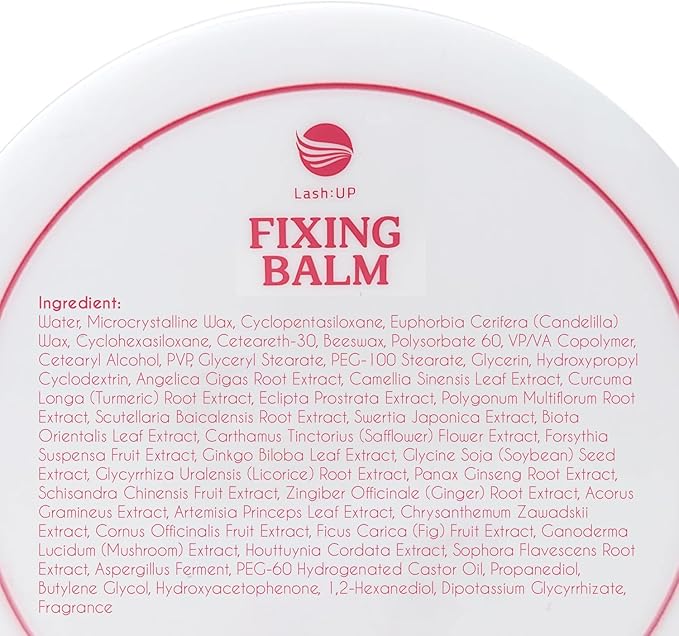 Lash Up Fixing Balm for Eyelash Lifting and Eyebrow Lamination 15g(300 Uses), Easy Clean, Mess Free for Lash perm and Fixing Brows