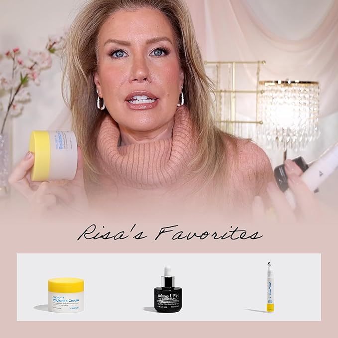 Volume UP Toning Essence & Serum & Cream for Skin Volume | Volufiline, Beta Glucan, Peptides | Botox in a Bottle | Plumps Skin by Stimulating Fat Cells | Anti-Aging Topical Filler