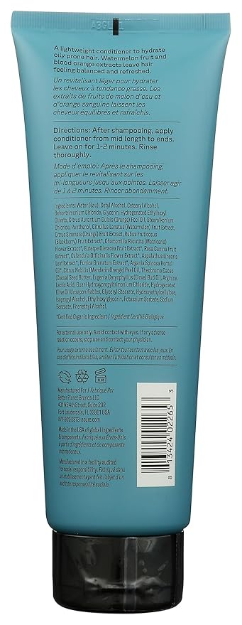 Acure Daily Workout Watermelon Conditioner - Lightweight Hydrating & Moisturizing Conditioner for Women & Men w/ Oily, Damaged Hair, Deep Moisture, Vegan, Paraben Free, Sulfate Free - 8 fl oz