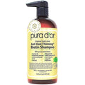 PURA D'OR Original Gold Label Anti-Thinning Shampoo - CLINICALLY TESTED – Natural Earthy Scent - Biotin & Argan Oil – Sulfate-Free Strengthening & Volumizing for Fuller-Looking Hair, Men & Women 16 oz
