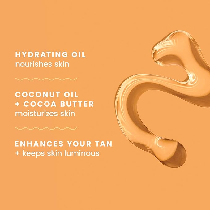 Hawaiian Tropic Dark Tanning Oil, 8 Fl Oz | Moisturizing Body Oil with Cocoa Butter, Tan Enhancer, 8 Fl Oz each Twin Pack (Pack of 6)