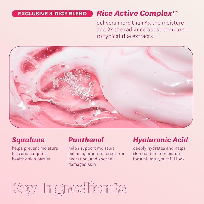 THE FACE SHOP Rice Water Bright Milk & Jelly Double Cleanser, 2-in-1 Makeup Remover & Face Wash, Hydrating, Moisturizing, Korean Skin Care, Vegan, 6.4 fl. oz.