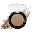 Refillable Eyeshadow Palette - Matte/Glitter/Duo-Chrome Pressed Powder & Cream Formula, Neutral/Shimmer/Smokey Multichrome, Travel-Friendly Iron Pan Refills (Matte, D56)