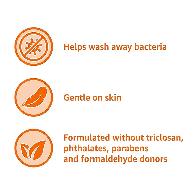 Amazon Basics Liquid Hand Soap Refill, Mango & Coconut Water Scent, Dermatologist Tested, pH Balanced, Triclosan-Free, Paraben-Free, 50 Fl Oz (Pack of 2)