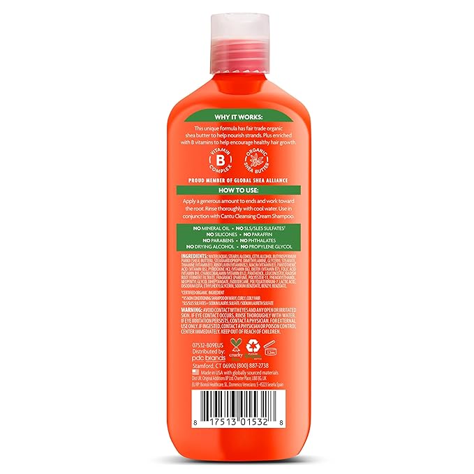 Cantu Hydrating Cream Conditioner with Shea Butter for Natural Hair, 13.5 fl oz (Packaging May Vary) (Pack of 2)