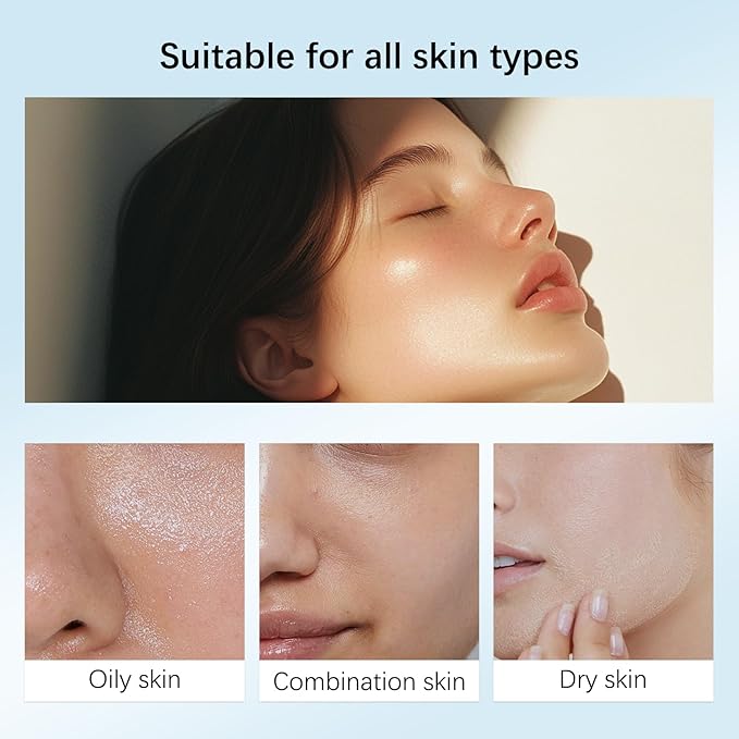 Clear Face Sunscreen SPF 50, 2 in 1 Hydrating SPF 50 Sunscreen - Free & Non-Sticky Travel Size Invisible Face Sunscreens, Broad Spectrum UVA/UVB Protection, Lightweight Hydrating for All Skin (1)