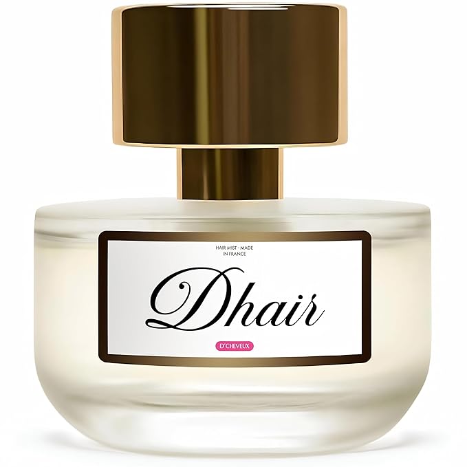 Dhair Hair Perfume for Women, Vanilla Perfume Long Lasting Argan Oil Fragrance Mist, Vanilla Coconut,Ylang Ylang, Jasmine Scent, Made in France, Nourishing Hair & Body Spray,Gift for Women,1.7 Fl Oz