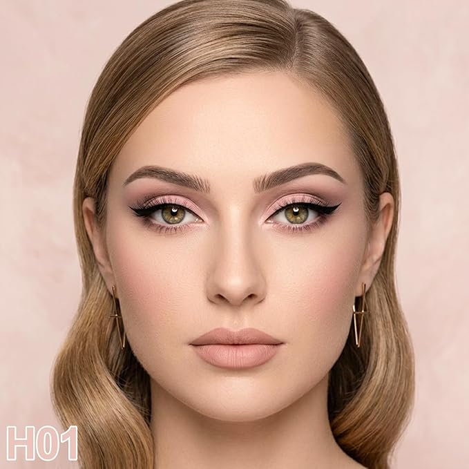 Erinde Matte Eyeshadow Palette Makeup, Neutral Single Eye Shadow Powder