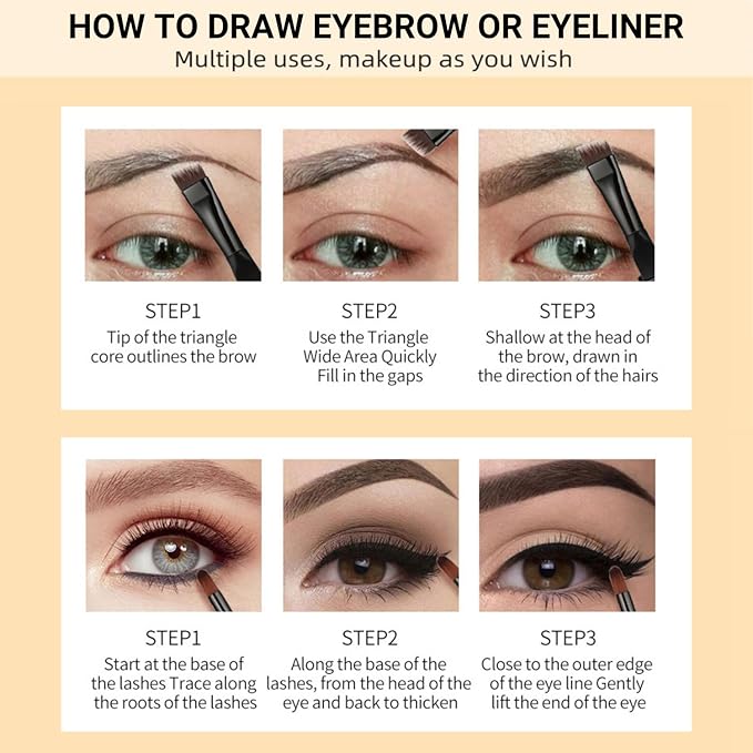Eyebrow Pomade - Waterproof Brow Pomade for Long-lasting Results,Smudge Proof and Sweat Resistant Formula,Natural Eyebrow Makeup for All Skin Types and Tones - Gold Brown