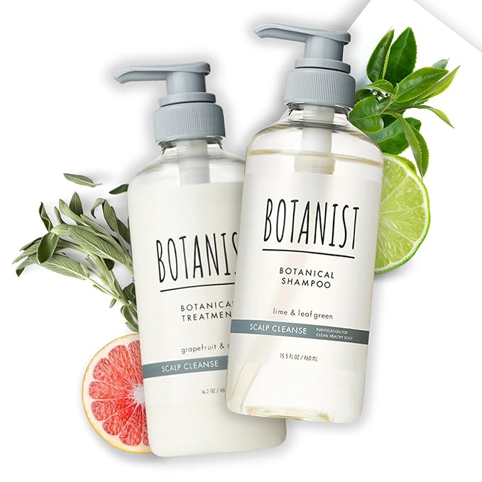 BOTANIST Itchy Scalp Shampoo and Conditioner for Women, Hypoallergenic & Sensitive Scalp Shampoo and Conditioner for Dry Scalp with Jojoba Oil, Japanese Sulfate& Paraben Free 31.7Fl Oz SCALP CLEANSE