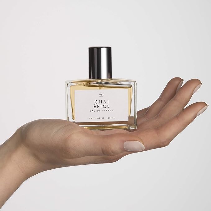 Le Monde Gourmand Chai Épicé Eau de Parfum Spray Perfume for Women, Spicy Chai Scent with Violet Fig, Muguet Musk & Blonde Woods, Vegan & Cruelty Free, 1 fl oz (30 ml)