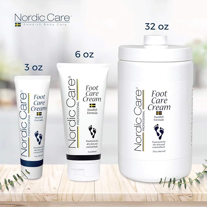 Nordic Care Foot Care Cream Intensive Repair with Urea & Glycerin for Dry Feet & Cracked Heels | Noticeable Results in Days