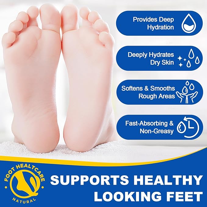 60% Urea with 2% Salicylic Acid Urea Foot Care Stick, 2 Pack Foot Lotion Stick, Foot Care Cream Moisturizer&Hydrates for Dry Cracked Feet, Knees, Elbows, Hands, Heel Stick for Cracked Feet