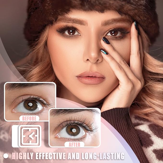 Pinkiou Heated Eyelash Curler for Women,Fast Heat up,Electric Eyelash Curler with Color-Changing Silicone Pad & Overlay Heating, USB-C Rechargeable,2 Temperature Control,Long-Lasting Lash Curler