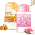 2pcs Hydrating and Anti-Cracking Foot Cream, 2026 Cracked Heel Stick,Foot Cream for Dry Cracked Heels and Feet Women or Men(Peach and Honey)