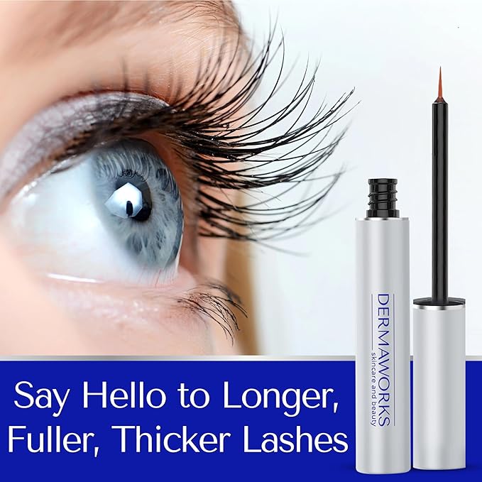 Dermaworks SPECTACULASH Lash Serum 3 ml | Eyelash Growth Serum for Eyelash Growth & Thickness | Free of Prostaglandin, Safe for Sensitive Eyes | Peptide Formula Long Lashes | Results in 60 Days