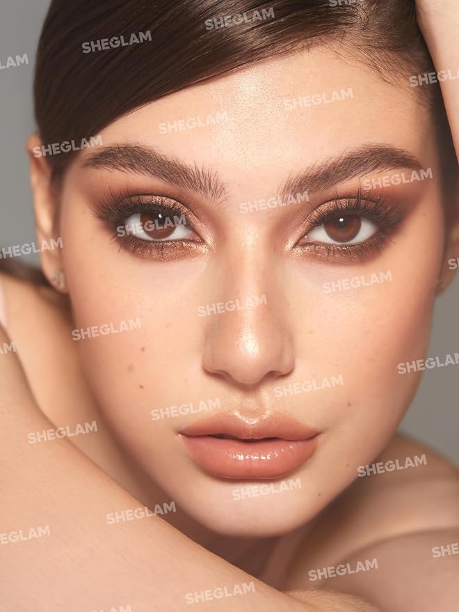 SHEGLAM 8-Color Shimmer Matte Eyeshadow Palette Smooth Blendable Jazy Jigsaw Eyeshadow Palette-Love N' Taupe