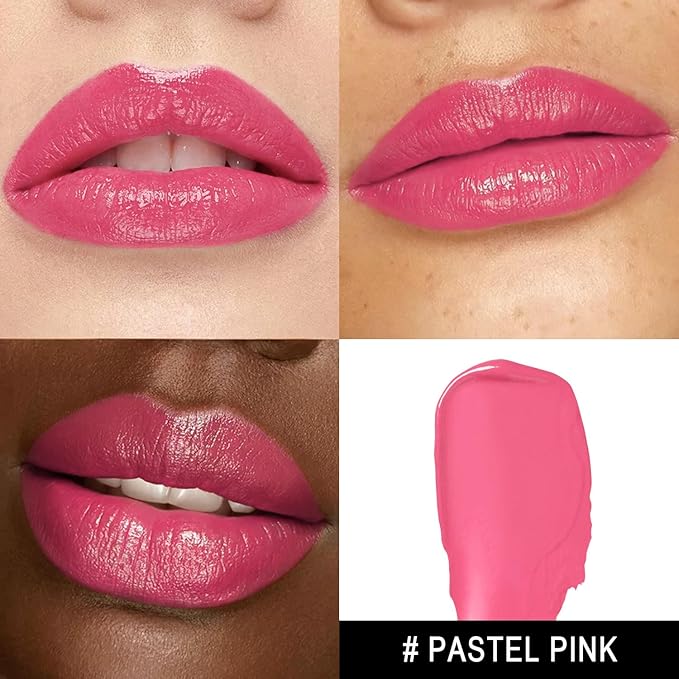 MAKI YIKA 3Pc Moisture Lipsticks for Women Pink Purple Berry Lipstick Hydrate Tinted Lip Balm for Dry Cracked Lips Glossy Lip Color, MA62/65/57