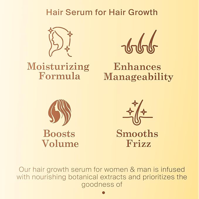 INFINA ESSENTIALS Peptide Hair Serum for Hair Growth Men & Women - Copper Peptides for Hair Growth - Caffeine Hair Growth Serum for Hair Thinning & Loss - Multi Peptide Serum for Hair Density 2 fl oz