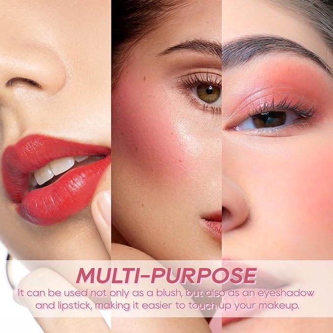 KYDA Liquid Blush, Matte Tinted for Cheeks, Lasting Dewy Finish, High Pigment Soft Creamy Blush, Blendable Lightweight Cover-Nude Pink