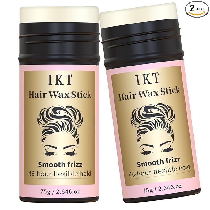 Hair Wax stick,Wax Stick for Hair Slick Stick, No spices,Easy to Absorb (2 pack)