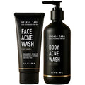 Shield Acne Wash Bundle for Men and Boys – Deep Clean Gel Formula Face Wash and Unscented Back & Chest Cleanser, Clears Acne & Breakouts, 13.6 oz