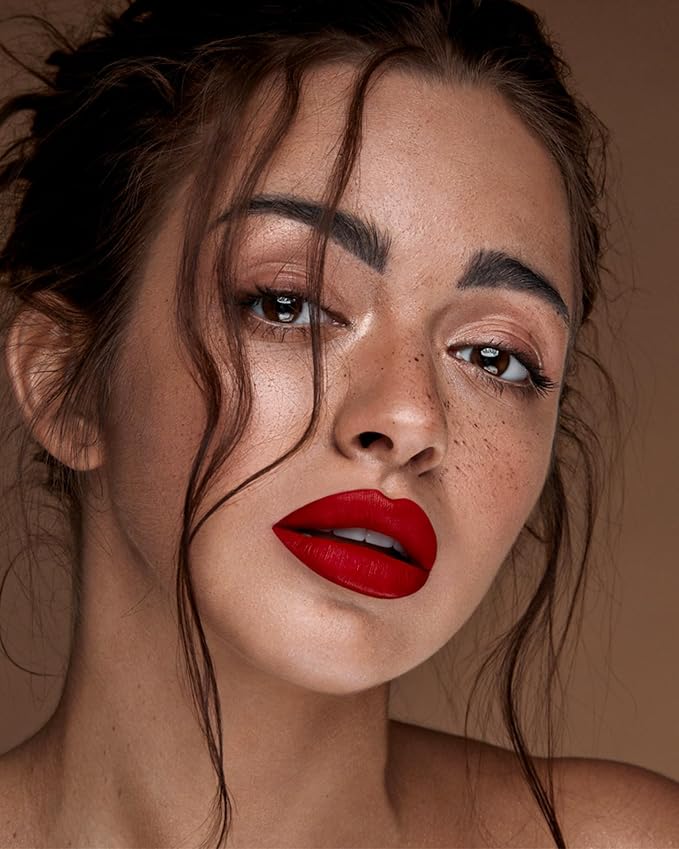MAKI YIKA Red Lipstick for Women Color Stay Long Lasting Lipsticks No Smudge Matte Liquid Lipstick Transferproof Cruelty-Free Lip Color for Mother's Day,MVP-RED
