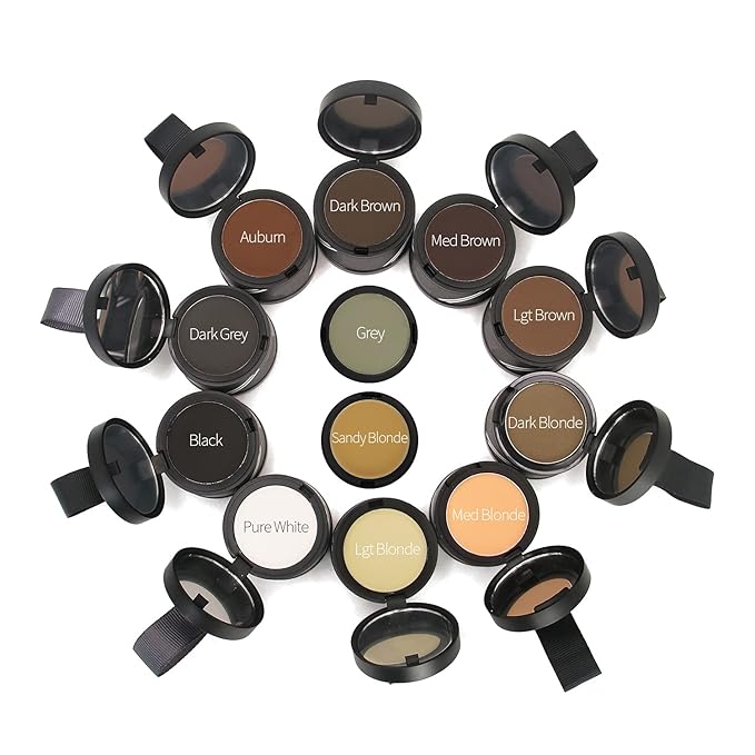 Finally Hair Dab-on Hair Loss Concealer, Hairline Creator, Eye Brow Enhancer, and Beard Filler. - WATCH THE VIDEO - For thicker hair use it first then apply our hair fibers. (Dark Grey)