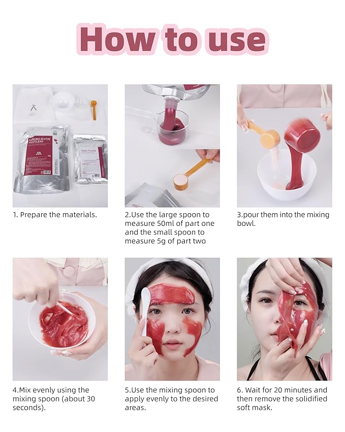 jelly mask Rose 150g Facial Mask - Premium Hydrating Cooling Korea Face Mask jelly mask face masks skincare Cleansing Facial Mask