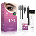 Eyelash & Eyebrow Color Kit,Professional Instant Lash & Brow Color Kit with Natural Results,Easy to Use,Eye Brow & Eye Lash Coloring Set DIY Hair Coloring for Salon Home Use 7ml (Black)