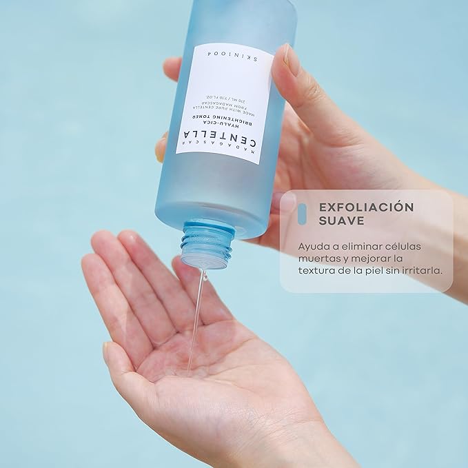 SKIN1004 Hyalu-Cica Balancing Toner, Korean Toner for Deep Hydration with Hyaluronic Acid, Centella Essence for Soothing care, Gentle Exfoliating for Skin Firming, Korean Skin Care, 7.10 fl.oz / 210ml