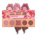 Profusion Cosmetics 5-Shade Mini Eyeshadow Palette - Highly Pigmented with Matte & Shimmer Finishes, Blendable Travel-Friendly Kit, Vegan & Cruelty-Free Makeup (Peaceful Peony)