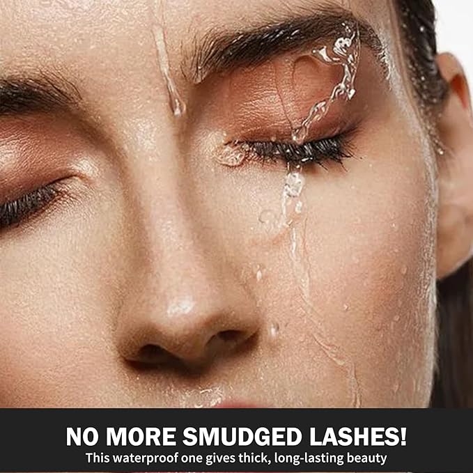 Telescopic Tubing Mascara, Sky High Waterproof Formula with Essence - Lengthening & Volumizing for Women 60 Plus, Smudge-Proof & Long-Lasting