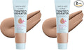 wet n wild Bare Focus Tinted Hydrator Matte Natural Finish, Oil-Free Tinted Face Moisturizer Makeup, Hyaluronic Acid, Squalane, Sheer To Medium Coverage, Medium Deep (Pack of 2)