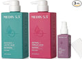 MEDIX Anti Aging Skin Care 3PC Set | Retinol Body Cream + Exfoliating AHA Glycolic Acid Foaming Face & Body Wash + Vitamin F Booster Serum, Wash + Treat + Hydrate Skincare Set