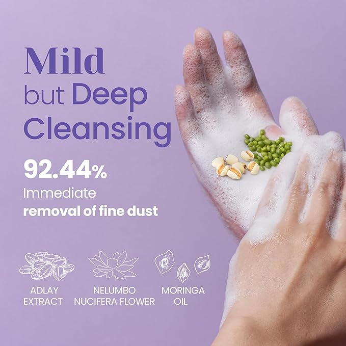 DEWYTREE Hi Amino All Cleanser - Hydrating Facial Cleanser Face Wash for Women & Men | Amino Acid Foaming Facial Cleanser for Sensitive Skin | Gentle Face Cleanser Moisturizing Face Wash (5.07fl oz)