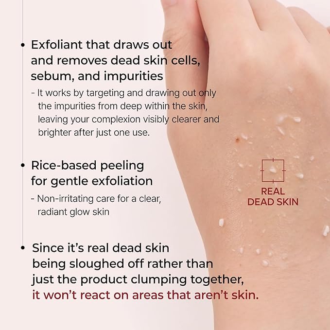 Dr.Melaxin Peel Shot Glow White Rice Peeling Ampoule with Rice Extract & AHA BHA, Brightening & Gentle Exfoliating Serum for Sebum Control, Niacinamide & Hyaluronic Acid, Korean Skincare, 2.71 fl.oz