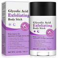 Glycolic Acid Exfoliating Body Stick 75g - 7% AHA + 0.5% BHA & Shea Butter Exfoliating Stick for Rough Skin，Gentle Peel for Arms, Legs & Back
