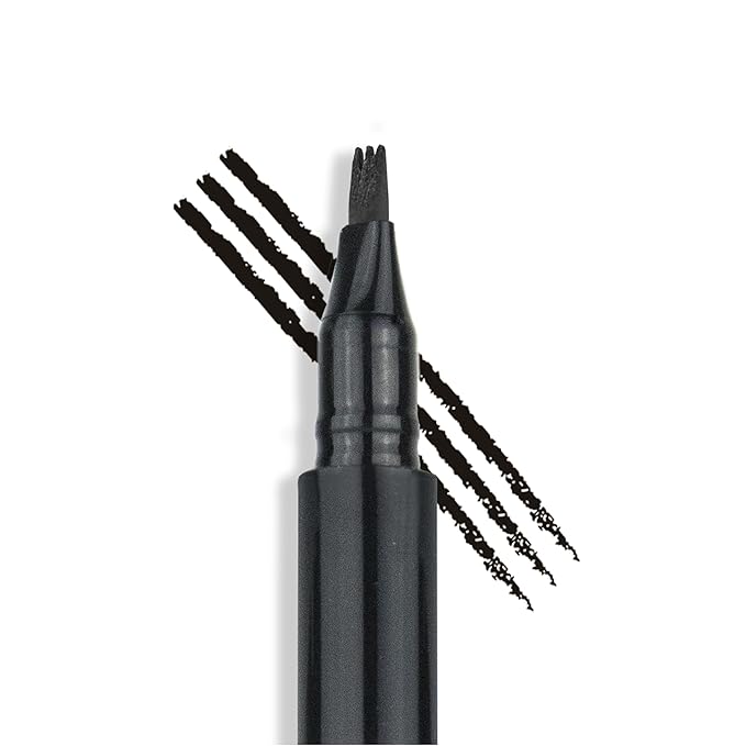 bdb Microblade Effect: Brow Pen - Waterproof, Smudge-Proof, Long Lasting, Raven Black
