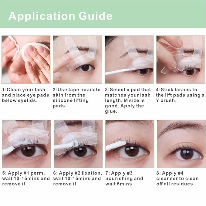 Improved Formula Lash Lift & Brow Lamination Kit, Eyelash & Eyebrow Perm Curling Lifting for Home DIY Use, Long-Lasting 6-8 weeks Professional Salon-Quality Results