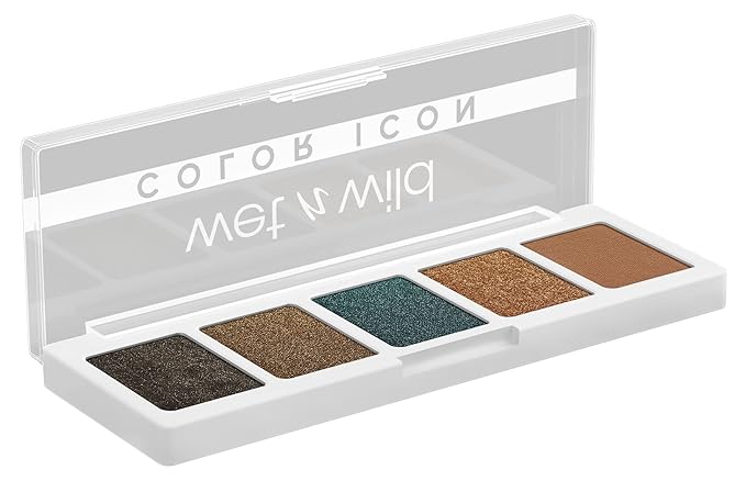 wet n wild Color Icon Eyeshadow Makeup 5 Pan Palette, My Lucky Charm, Matte, Shimmer, Metallic, Long Wearing, Rich Buttery Pigment, Cruelty Free (Pack of 2)