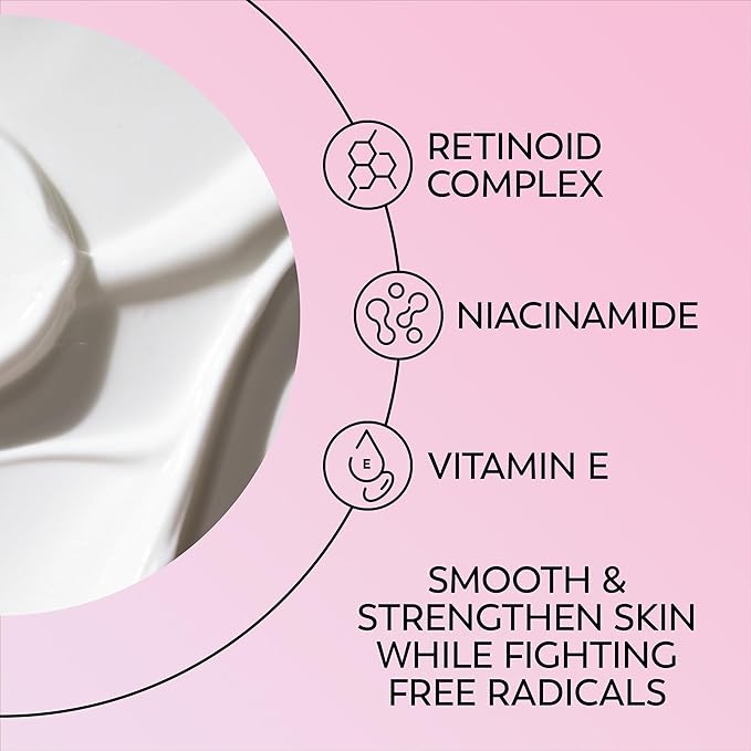 Olay Retinol 24 Night Smoothing Eye Cream, Fragrance-Free Hydrating Under Eye Treatment with Vitamin B3 and Retinol Complex for Fine Lines, Wrinkles, and Smoother Looking Skin, 0.5 Fl Oz