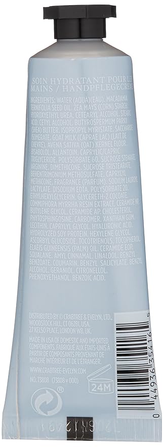 Crabtree & Evelyn Goatmilk and Oat Soothing Hand Cream Therapy, 0.86 oz