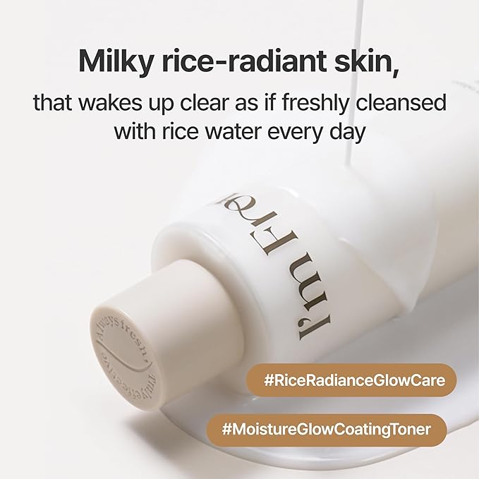 I'm From Rice Toner, Korea Glow Milky Rice Toner, Glass&Dewy, Hydration, Calming, All Skin Types, Korean Skin Care 5.07fl.oz